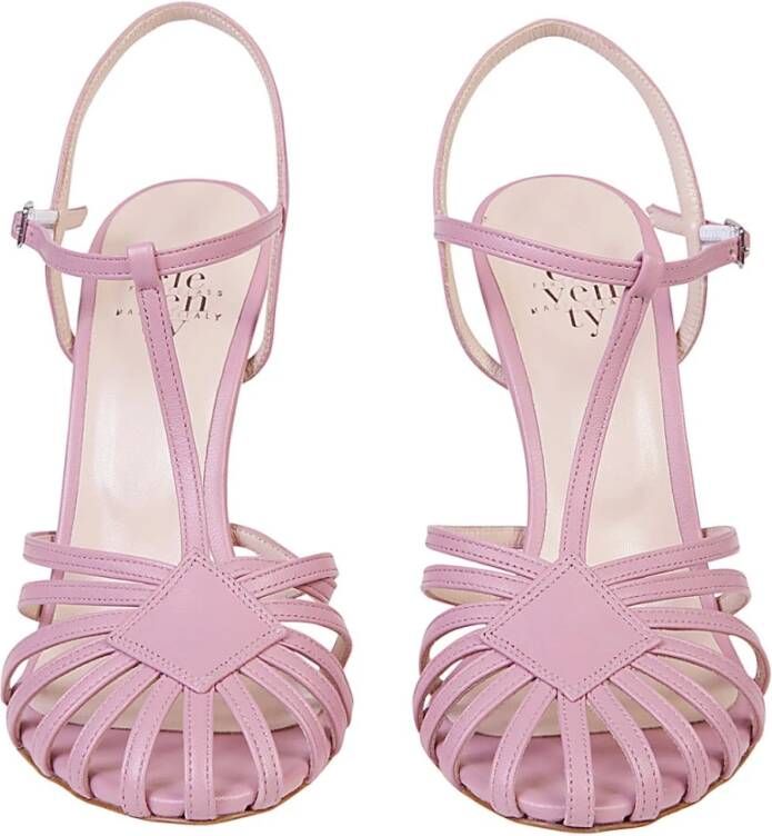 Eleventy Kooi Hak Leren Sandalen