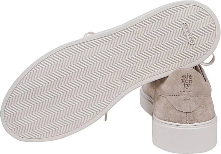 Eleventy Lage Tennissneakers van Zacht Suède