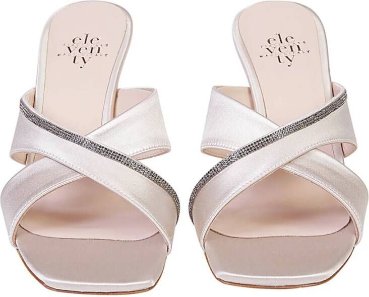 Eleventy Strass Hielsandalen met Strass-steentjes
