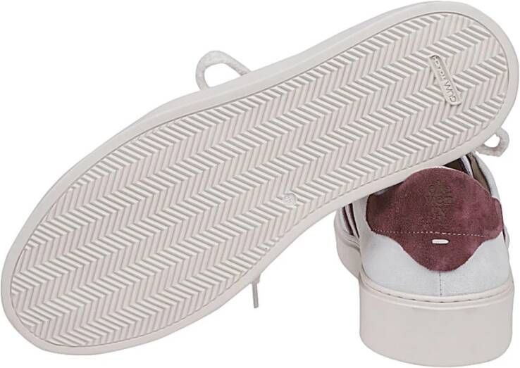 Eleventy Tweekleurige suède tennissneakers