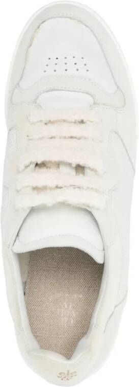 Eleventy Witte Veterschoenen