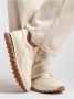 Elia Maurizi Beige Leren Handgemaakte Runner Oriana Beige Dames - Thumbnail 6