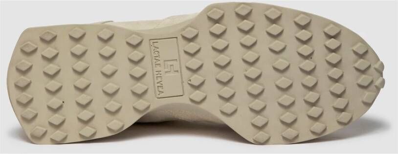 Elia Maurizi Beige Suède Handgemaakte Sneaker Beige Dames