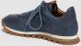 Elia Maurizi Blauwe Denim Leren Runner Schoenen Blue Dames - Thumbnail 4