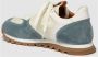 Elia Maurizi Blauwe Suède Runner met Witte Nappa Blue Dames - Thumbnail 3