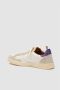 Elia Maurizi Flexibele Sneaker in Wit en Taupe Beige Dames - Thumbnail 3