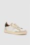 Elia Maurizi Flexibele Sneaker met Natuurlijke Rubberen Zool Beige Dames - Thumbnail 3
