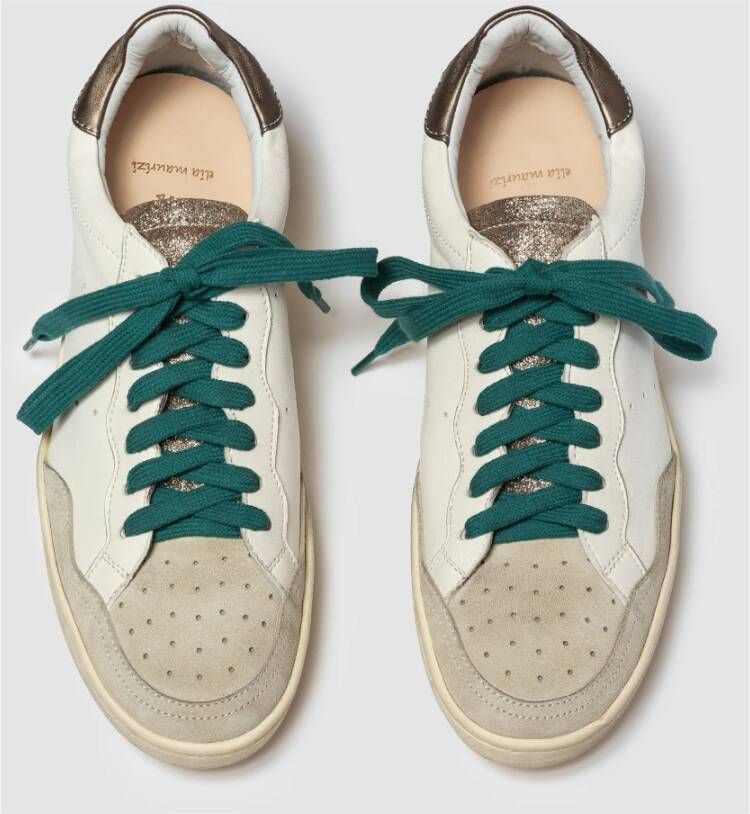 Elia Maurizi Handgemaakte Suède Sneaker met Metalen Details Multicolor Dames