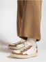 Elia Maurizi Handgemaakte Witte Tabak Suède Sneaker Brown Heren - Thumbnail 6