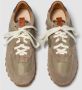 Elia Maurizi Hazelnoot Suède Runner met Metalen Details Gray Dames - Thumbnail 2