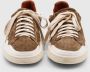 Elia Maurizi Taupe Lage Sneaker met Leren Mix Brown Heren - Thumbnail 5