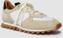 Elia Maurizi Taupe Suède Runner met Kalfsleer Beige Dames - Thumbnail 3