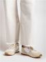 Elia Maurizi Taupe Suède Runner met Kalfsleer Beige Dames - Thumbnail 6