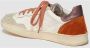 Elia Maurizi Wit Roze Suède Sneaker Metallic Glitter Multicolor Dames - Thumbnail 4