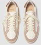 Elia Maurizi Witte en roze suède sneaker Beige Dames - Thumbnail 2