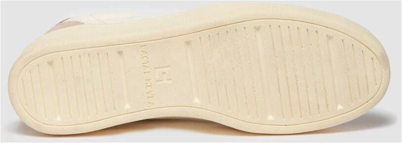 Elia Maurizi Witte en roze suède sneaker Beige Dames