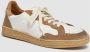 Elia Maurizi Witte Taupe Sneaker met Metalen Accenten Brown Dames - Thumbnail 3