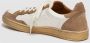 Elia Maurizi Witte Taupe Sneaker met Metalen Accenten Brown Dames - Thumbnail 4