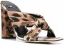 Elisabetta Franchi Sandalen met hoge hakken en dierenprint Beige Dames - Thumbnail 2