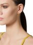 Elisabetta Franchi Gouden Oorbellen met Boog en Micro Logo - Thumbnail 2