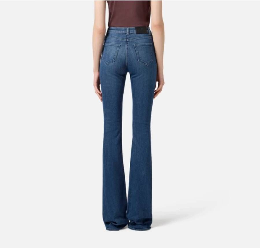 Elisabetta Franchi Bootcut Denim Broek met Flared Pijp