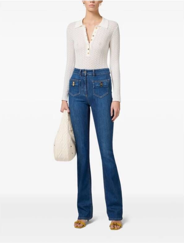 Elisabetta Franchi Bootcut Jeans