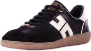 Elisabetta Franchi Geborduurde Suède Logo Sneakers