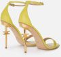 Elisabetta Franchi Gele Sandalen voor Vrouwen Yellow Dames - Thumbnail 3