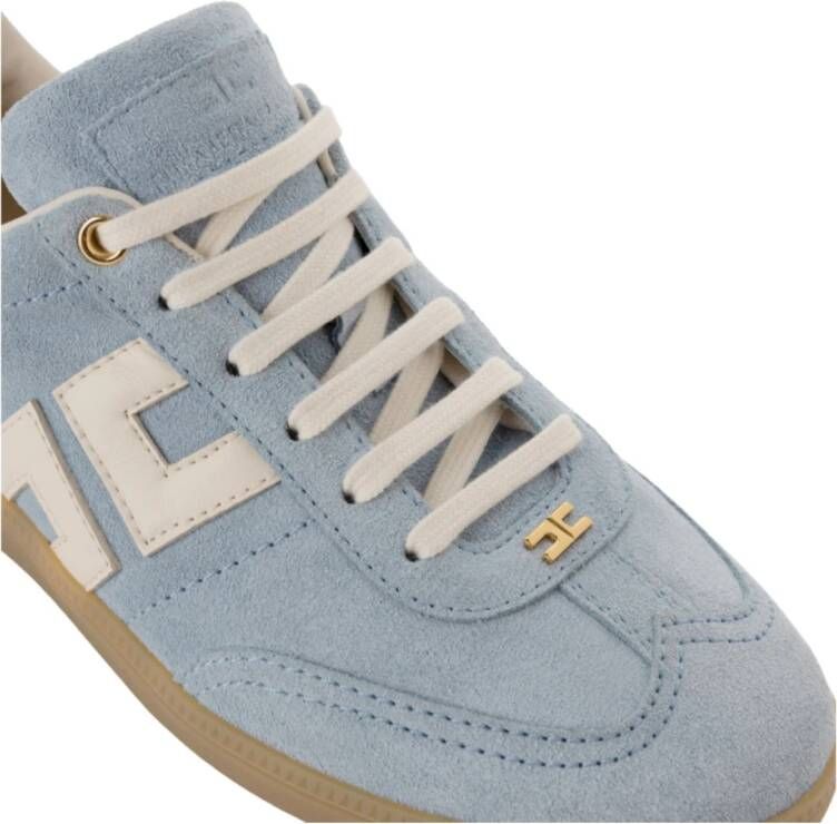 Elisabetta Franchi Golden Rivet Sneakers