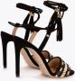 Elisabetta Franchi Handgeborduurde suède sandalen met hoge hak - Thumbnail 2