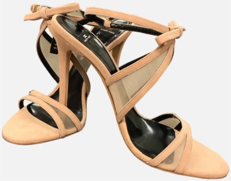 Elisabetta Franchi High Heel Sandals Beige Dames