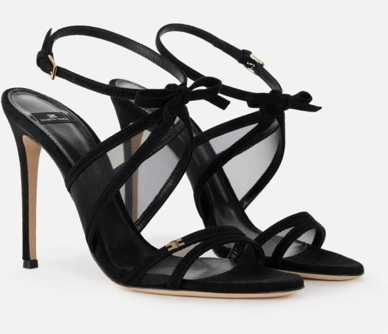 Elisabetta Franchi High Heel Sandals Black Dames