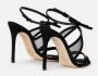 Elisabetta Franchi High Heel Sandals Black Dames - Thumbnail 3