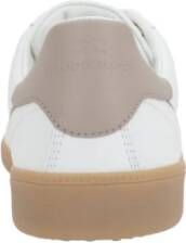 Elisabetta Franchi Kalfsleren Sneakers Beige Dames