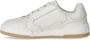 Elisabetta Franchi Low-Top Sneakers Ivory Leather Sneaker in beige - Thumbnail 4