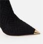 Elisabetta Franchi Jacquard Enkellaarsjes Black Dames - Thumbnail 4