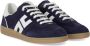 Elisabetta Franchi Low-Top Sneakers Oltremare Avorio Sneaker With Logo in blauw - Thumbnail 3