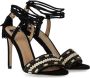 Elisabetta Franchi Sandalen Red Carpet Black Heeled Sandal in zwart - Thumbnail 2