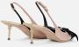 Elisabetta Franchi Satijnen Strik Leren Hakken Multicolor Dames - Thumbnail 2