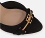 Elisabetta Franchi Slider Sandalen Zwart Black Dames - Thumbnail 5