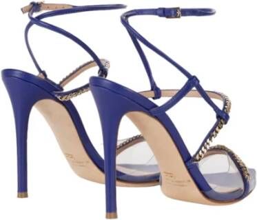 Elisabetta Franchi Stijlvolle Sandalen Blue Dames