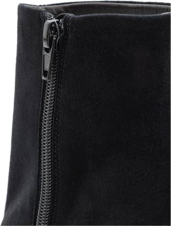 Elisabetta Franchi Suède Enkellaarsjes Black Dames