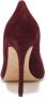 Elisabetta Franchi Suède Schoenen Rouge Noir - Thumbnail 2