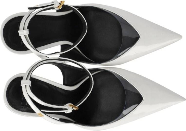 Elisabetta Franchi Transparant Detail Slingback Pump