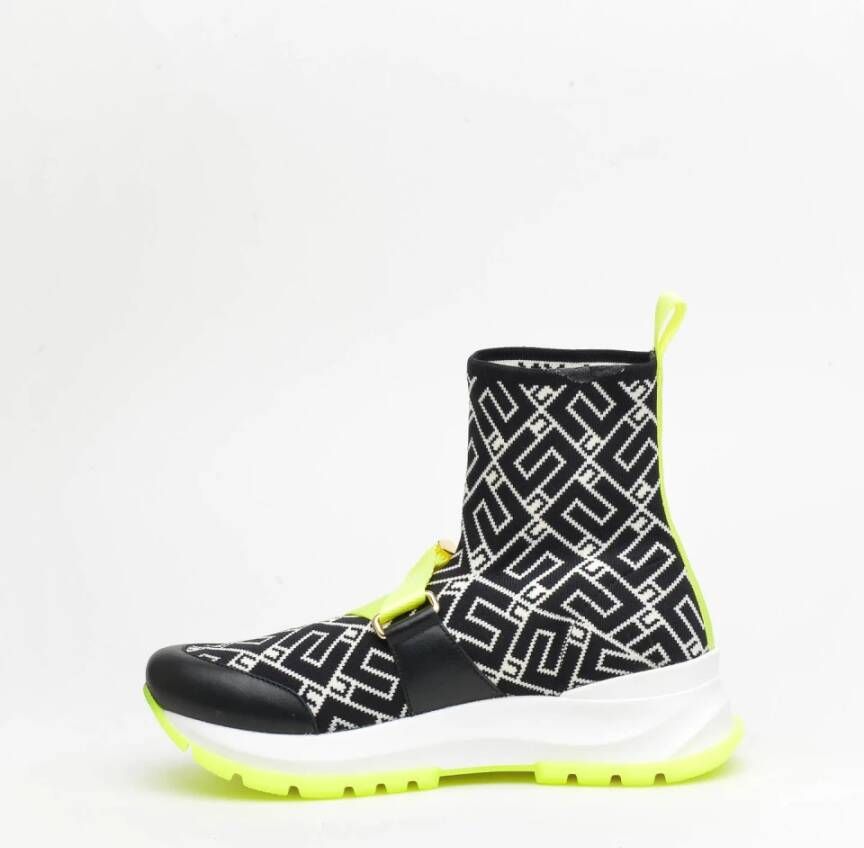 Elisabetta Franchi Zwart-witte sneakers