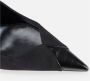 Elisabetta Franchi Zwarte Leren Pumps Beeldhouwhak - Thumbnail 2