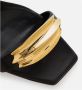 Elisabetta Franchi Zwarte Leren Stiletto Hak Sandalen Black Dames - Thumbnail 4