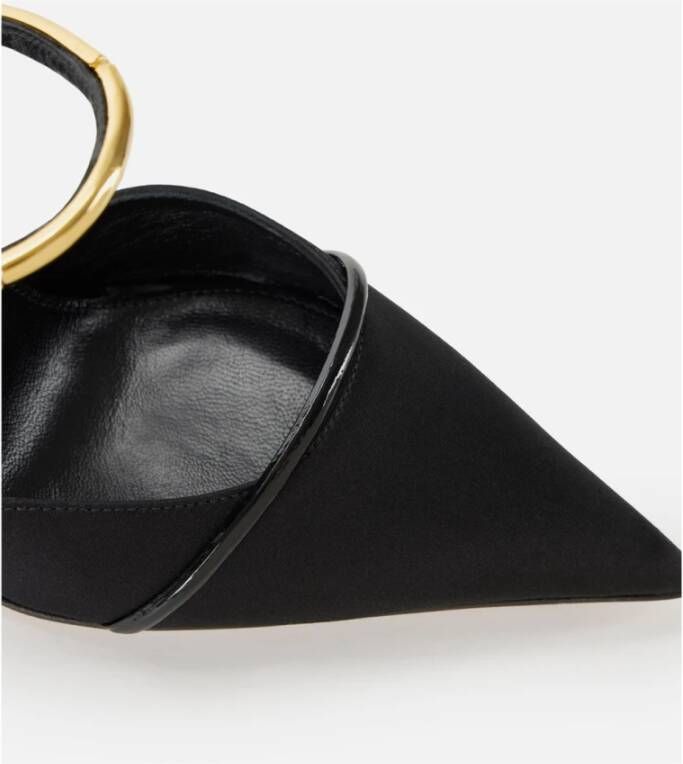 Elisabetta Franchi Zwarte sandalen voor vrouwen