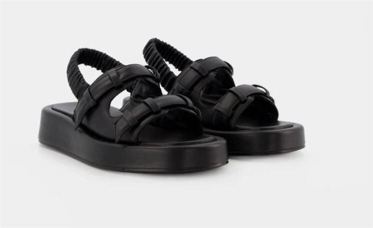 Elleme Flat Sandals Zwart Dames