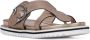 Elvio Zanon Crackel Sandal Beige Dames - Thumbnail 2